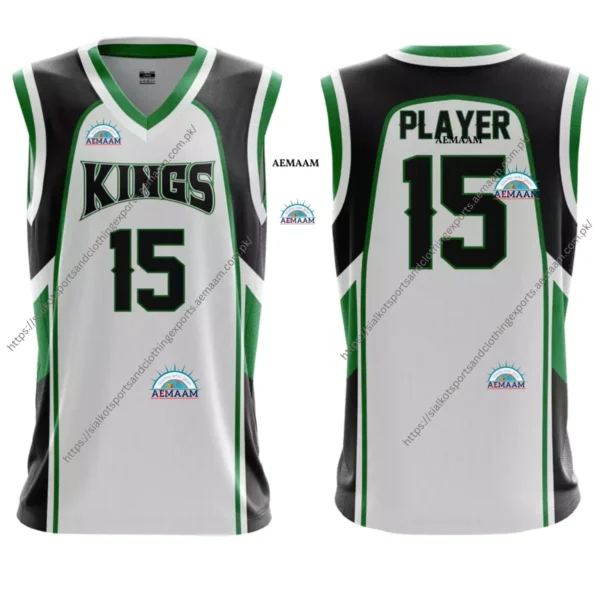 Basketball Jersey (5) Export High Quality Sports Wear for Baseball, Soccer, Football, Basketball, Cricket, Hockey and Related Sports Products