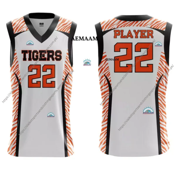 Basketball Jersey (6) Export High Quality Sports Wear for Baseball, Soccer, Football, Basketball, Cricket, Hockey and Related Sports Products